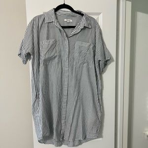 MADEWELL Striped shift dress